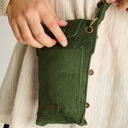 Porta Celular De Suede Texturizado Camel